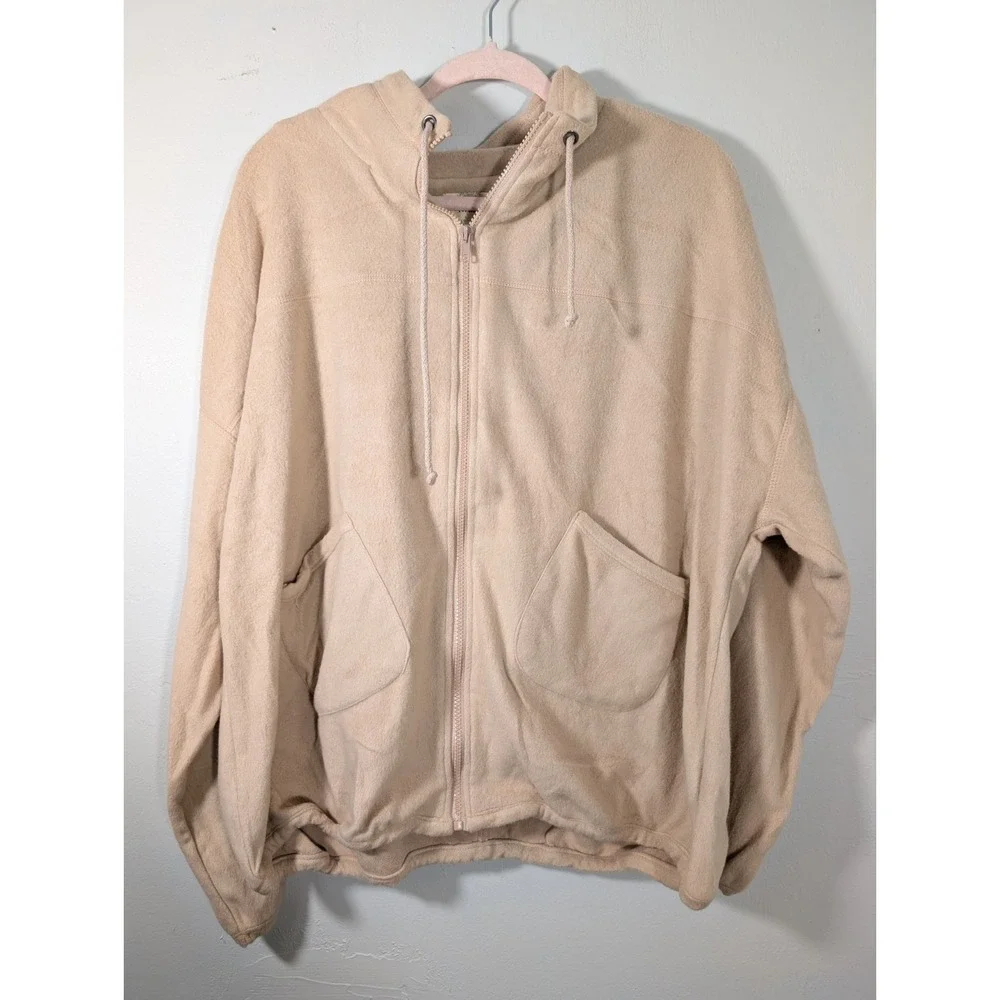 PERCH by Blu Pepper‎ Pop Lus Size 2X Tan Zip Up Jacket